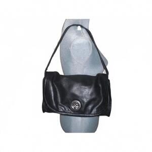 vintage Marc Jacobs leather turn lock shoulder bag Y2K